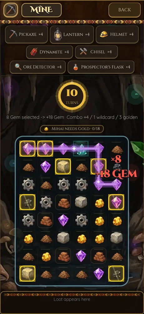 Mining for gold and gems