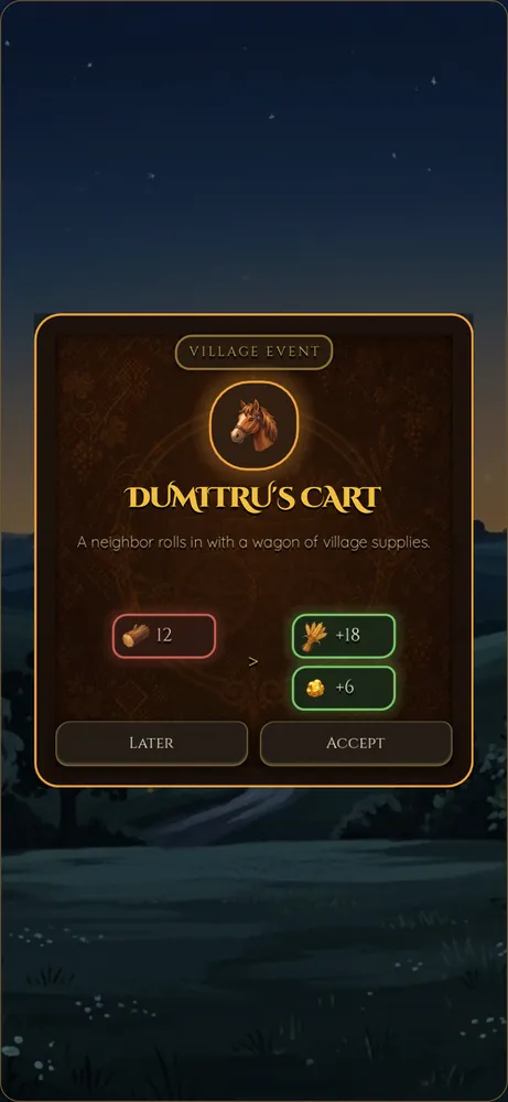 A village story event