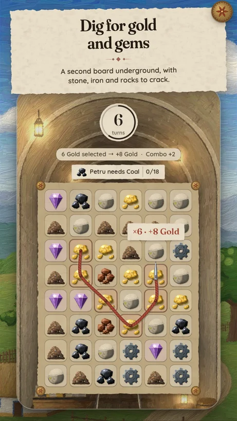 Store screenshot: dig for gold and gems